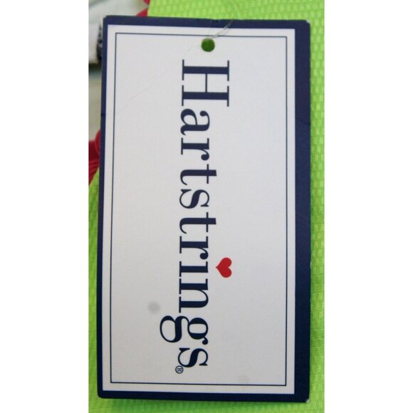 NEW Hartstrings Girl's Green Dress sz 7 Summer Ladybug Applique Spring Ric-Rac - Picture 6 of 8